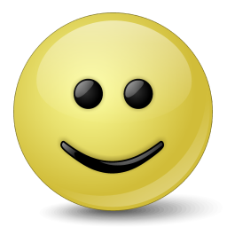 A friendly smiley.