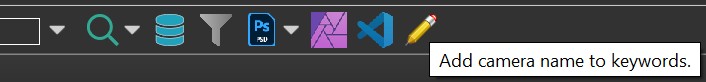 A screen shot of the File Window ribbon with several favorites.