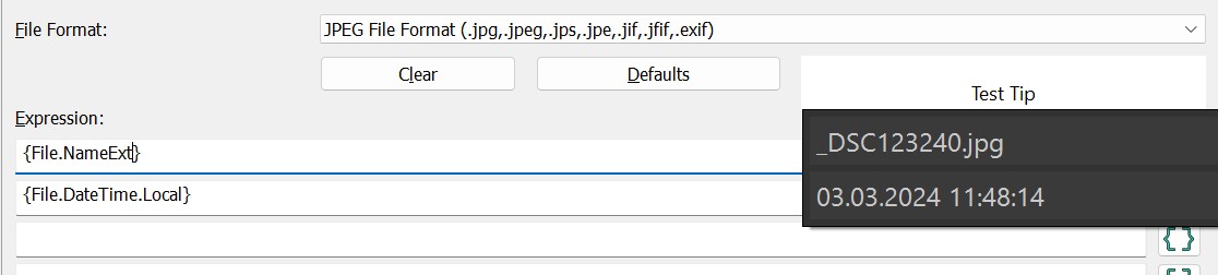 Creating a custom File Window Tip.