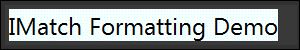 A XAML formatting example: foreground and background color.