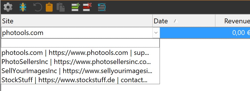 The drop-down list shows all reference attributes available for this attribute. Pick one.