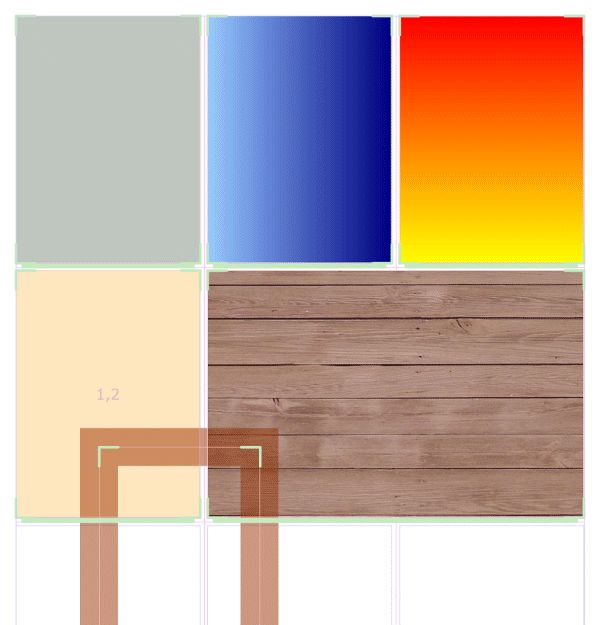 Some examples for border and fill styles.