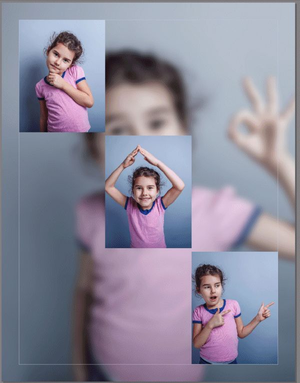 Applying Gaussian Blur effect.