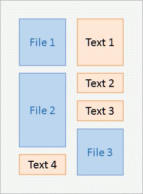 A graphic explaining how data sources for containers are determined. The data source controls the values returned by variables.