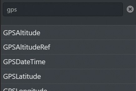 Using the filter box as shown here to filter for specific tags by name.