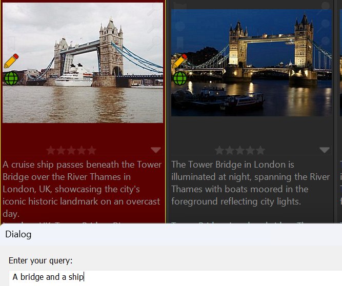 Searching for images showing bridges and ships.