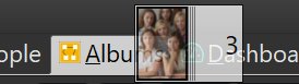 Dragging files into the Album View.