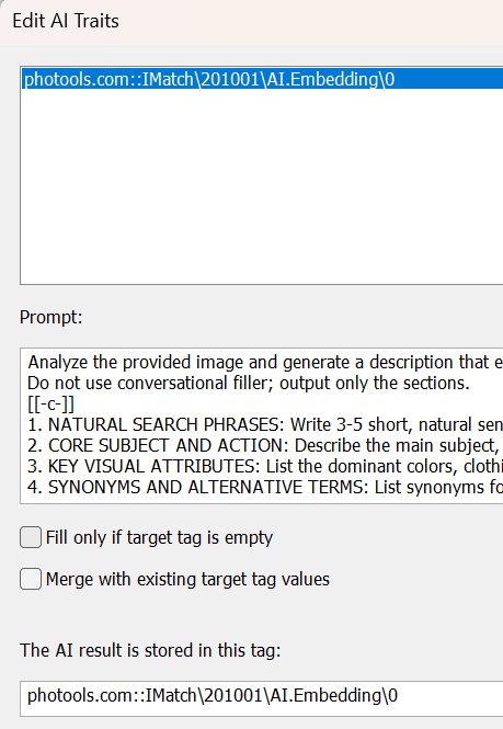 Creating a trait tag for AI.Embedding.