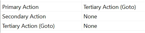 Changing the action type for a folder Favorite to process only goto.