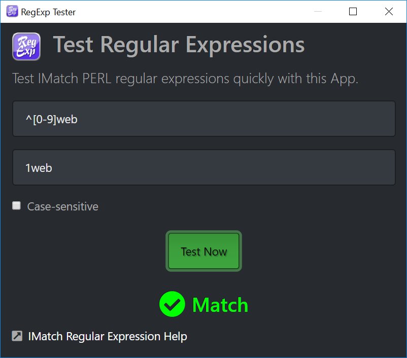 The Regular Expression Tester