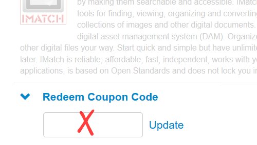 How to enter your coupon code.