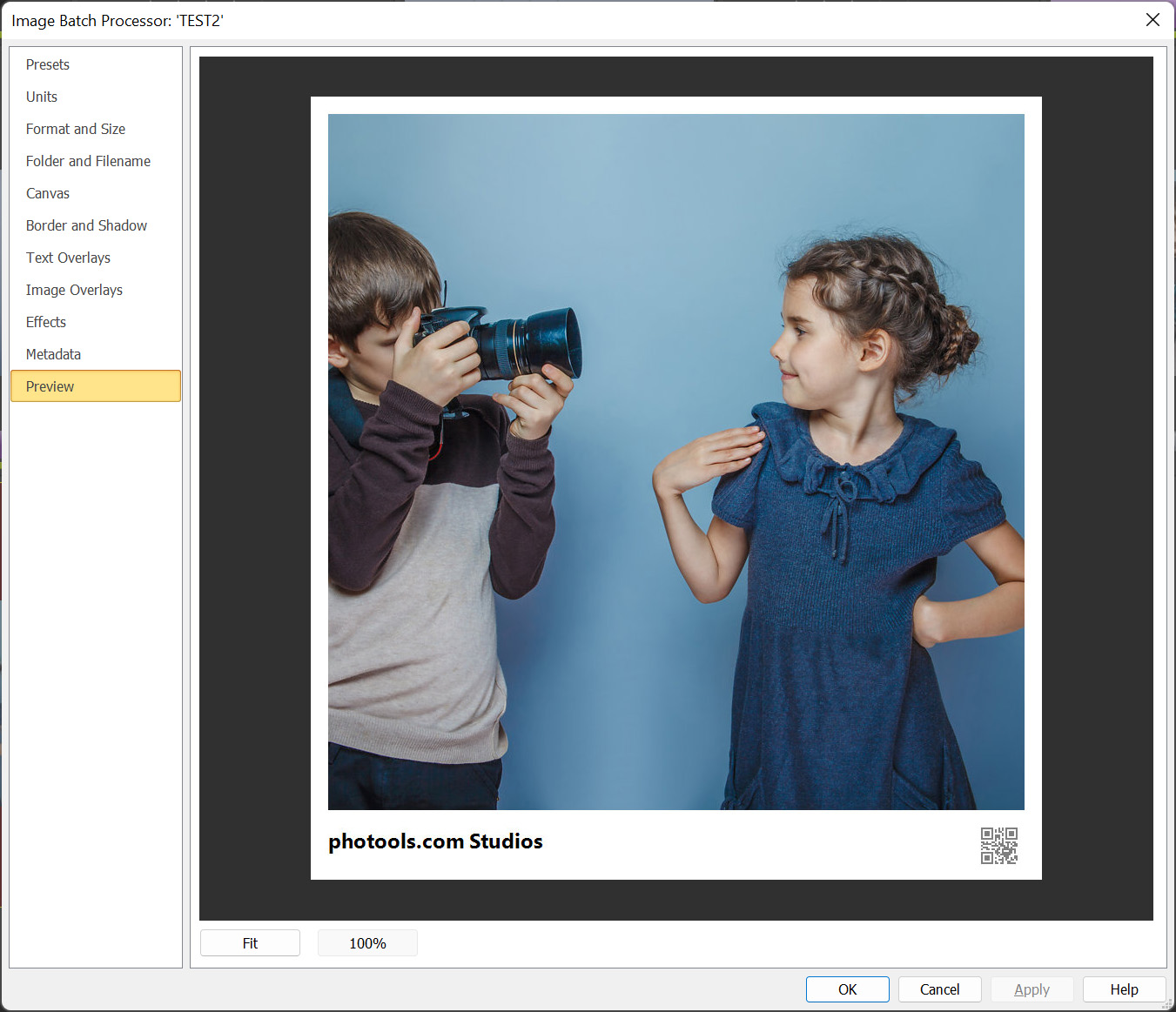 IMatch: Batch processing and exporting images.