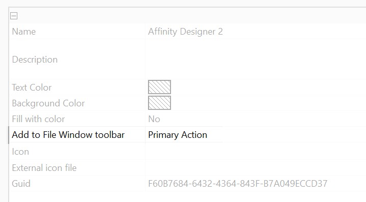 Enabling the highlighted option to add the Favorite to the File Window ribbon.