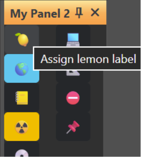A screen shot of a My Panel dedicated to Favorites.