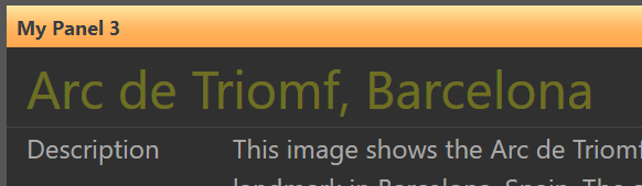 Applying rgba color values.